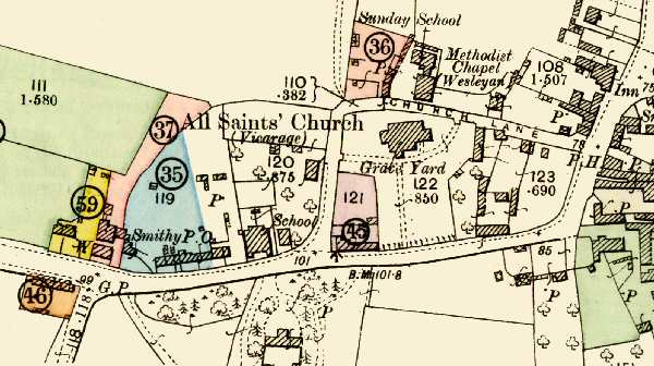 post office row and church lane